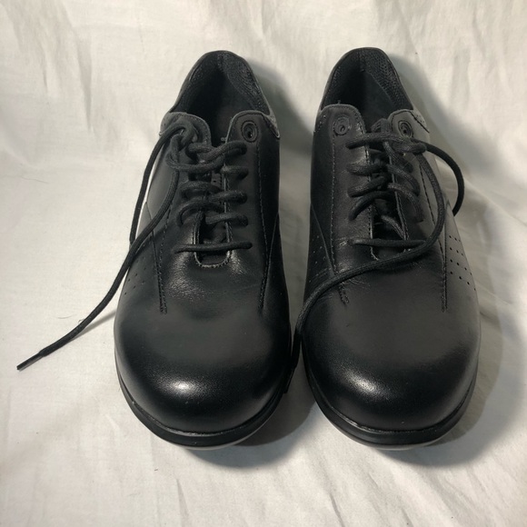 Aravon Shoes - Aravon Farren Black Leather Lace-Up Women's 13 2A